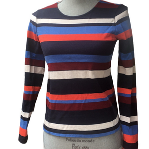 J.Crew Colorblock Striped Long Sleeve Top - Size XS